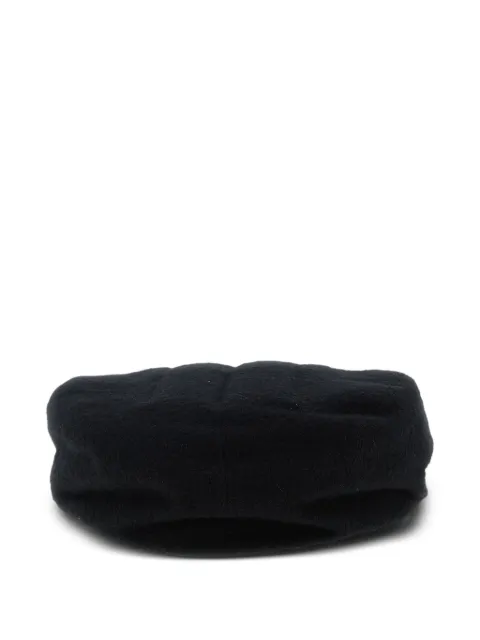 Yohji Yamamoto Hunting quilted hat Black HLH07164