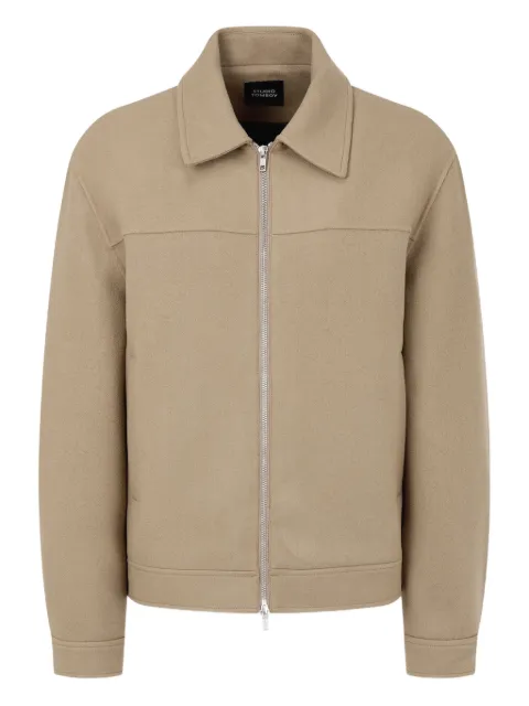 TOMBOY zip-up wool bomber jacket Neutrals 9155413181