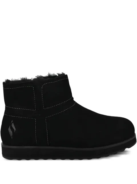Skechers logo-embroidered ankle boots Black 169091BBK