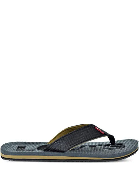 Levi's Kyle Sport logo-embossed flip flops Black 516434J41A