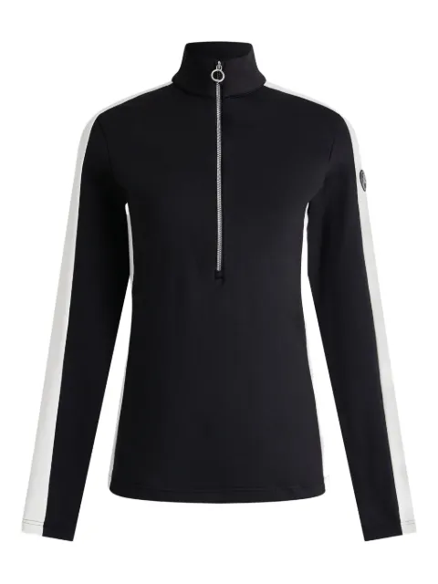 Fusalp half-zip panelled ski top Black 25HI1201