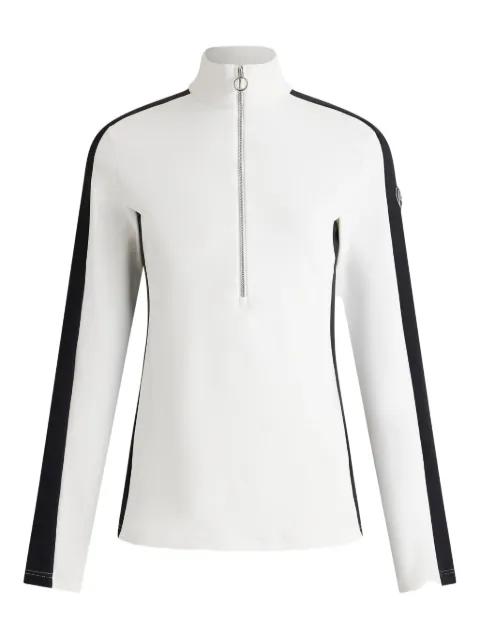 Fusalp half-zip panelled ski top White 25HI1201