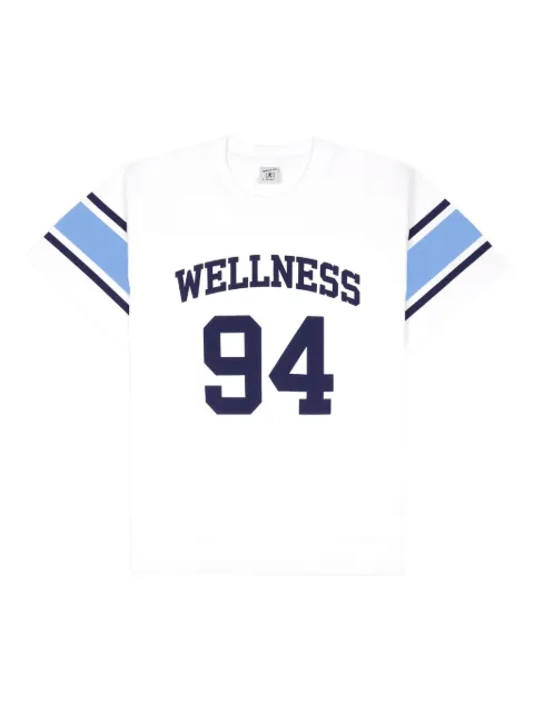 Sporty & Rich sleeve-stripe 94 tee White TO039621037WH392