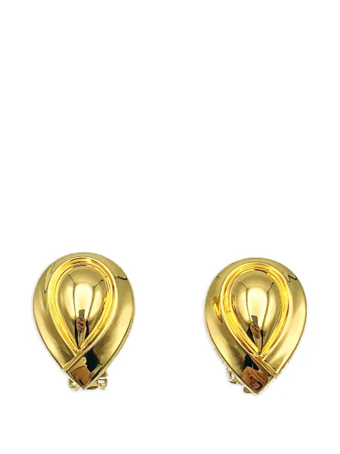 Christian Dior Pre-Owned 1980s teardrop earrings Gold DIORTEARDRPERG