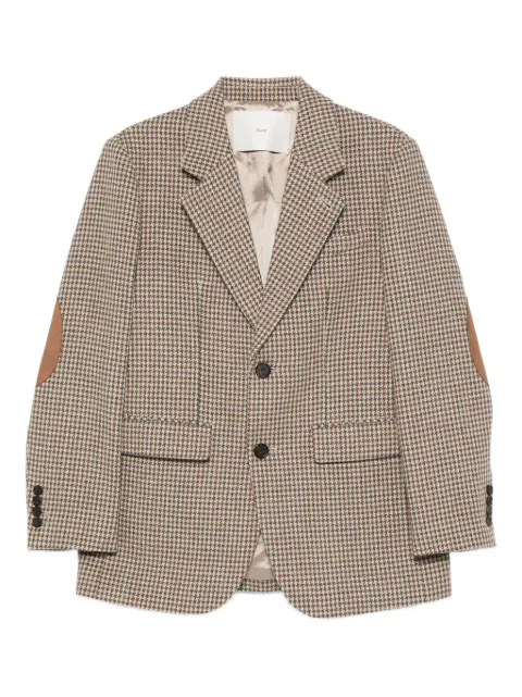 DUNST houndstooth blazer Brown UDJA5C101I2