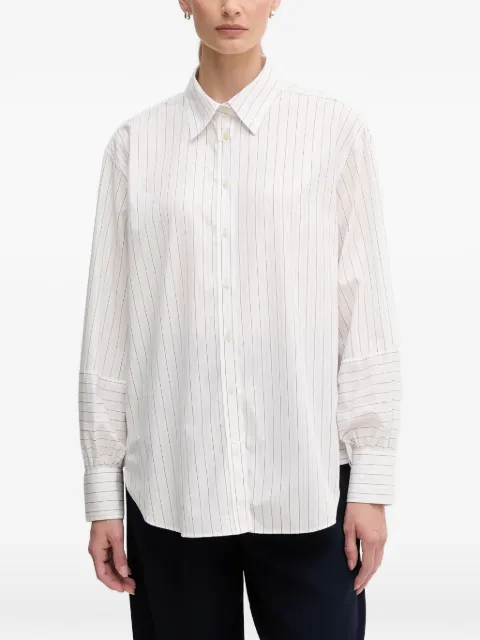 Gant striped buttoned shirt White 4300520