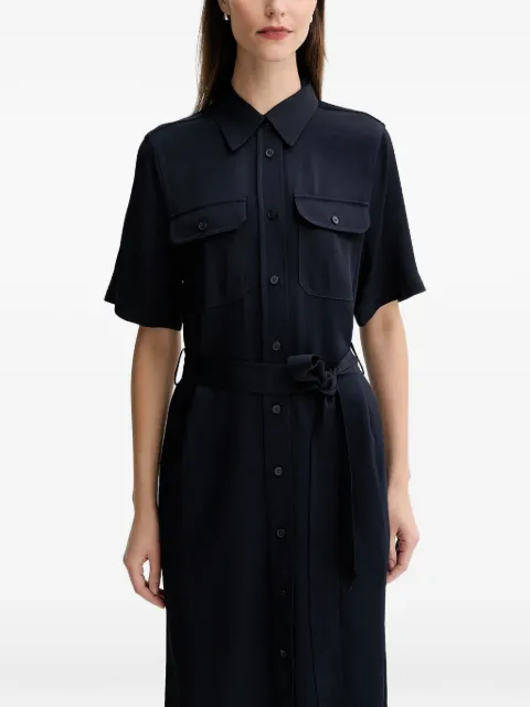 Gant buttoned belted dress Blue 4503438