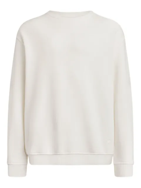 12 STOREEZ textured crew-neck sweatshirt White 132296