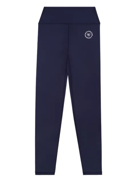 Sporty & Rich logo-embellished leggings Blue PA002621305BL1062