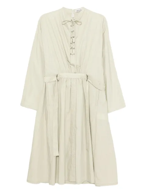 Low Classic drawstring belted dress Green LW253DR04E1