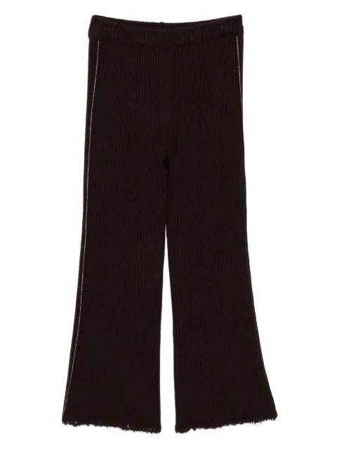 Low Classic knited pants Brown LW253PT10BR