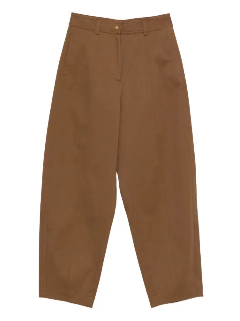 Moncler gabardine trousers Brown K20932A00014598OP