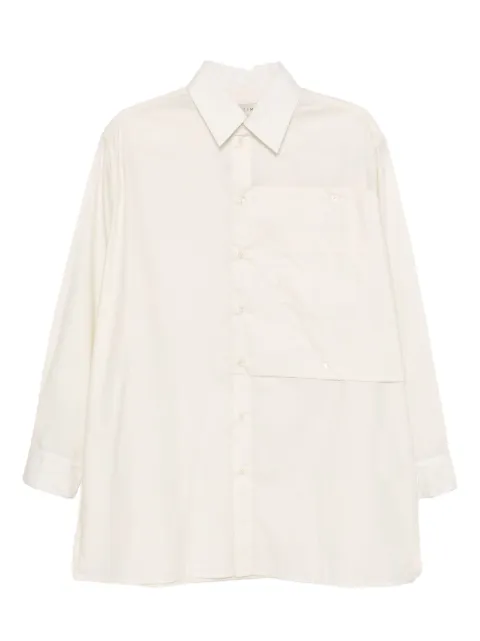 Qasimi long-sleeved shirt White AW25SH02
