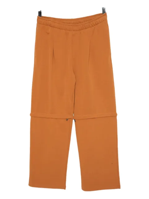 Qasimi double-layered track pants Brown AW25JE06