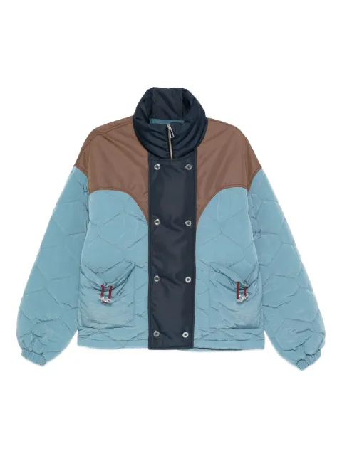 MARBELL Kate quilted panelled coat Blue KATE