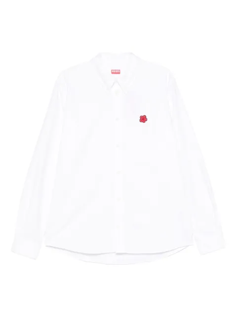 Kenzo logo-patch shirt White FF65CH4109LO