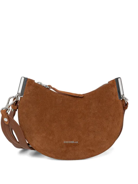 Coccinelle zip satchel Brown E1QKG130301