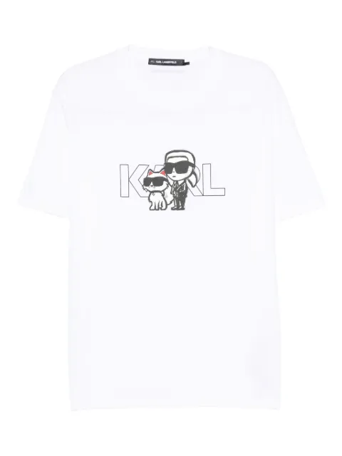 Karl Lagerfeld graphic-print t-shirt White A3W17084100