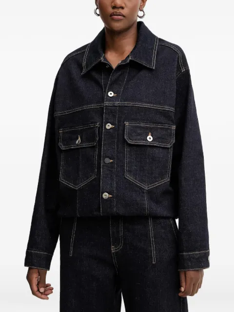 Liviana Conti Hailey pocket jacket Blue F5WY75