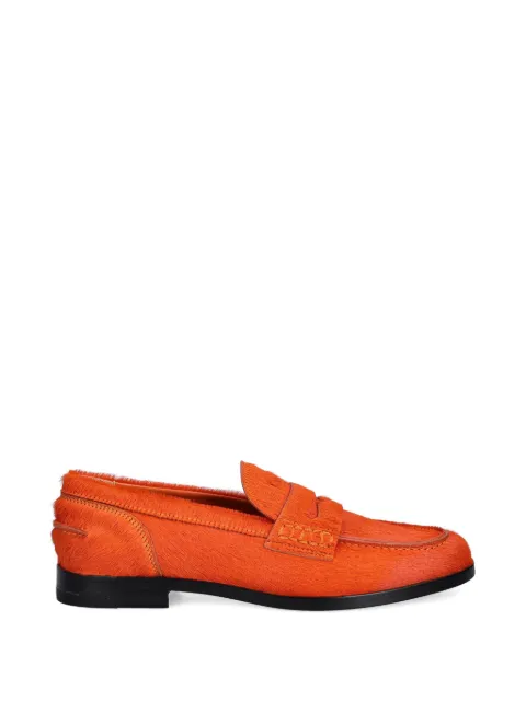MSGM leathers loafers Orange 3941MDS15399510