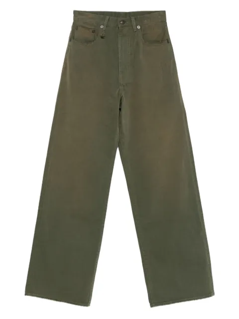 R13 five-pocket jeans Green R13WD038D171C