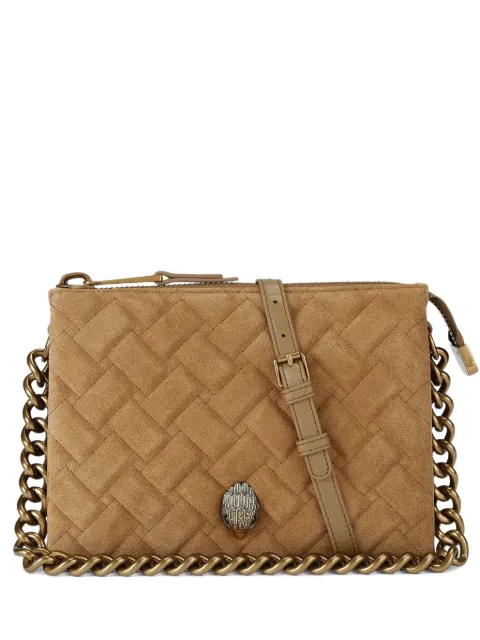 Kurt Geiger London small Kensigton quilted shoulder bag Brown 3571948219