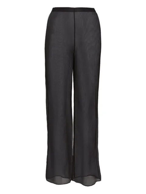 Christopher Esber sheer beachwear trousers Black 24025004