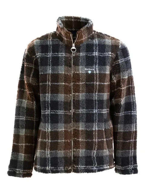 Barbour tartan check-patterm jacket Brown MFL0187TN38