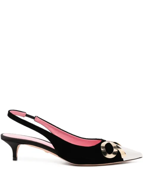 Giambattista Valli 40mm bow-embellished pumps Black 25FWKVLIS25858VES