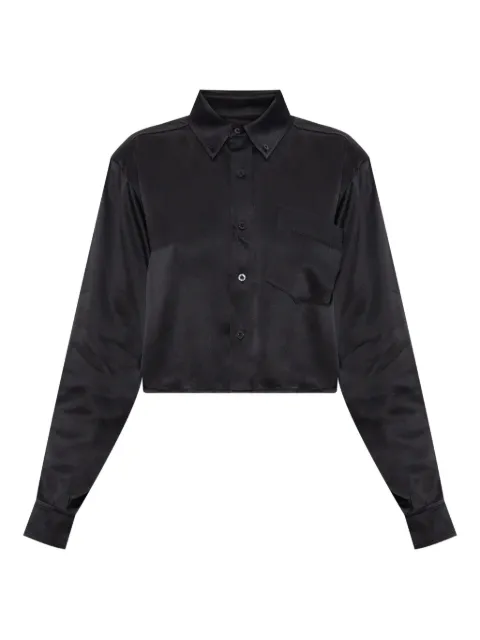 Alexander Wang patch-pocket shirt Black 4WC4251161001