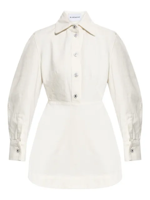 Givenchy button-fastening mini dress White BW22MN516T