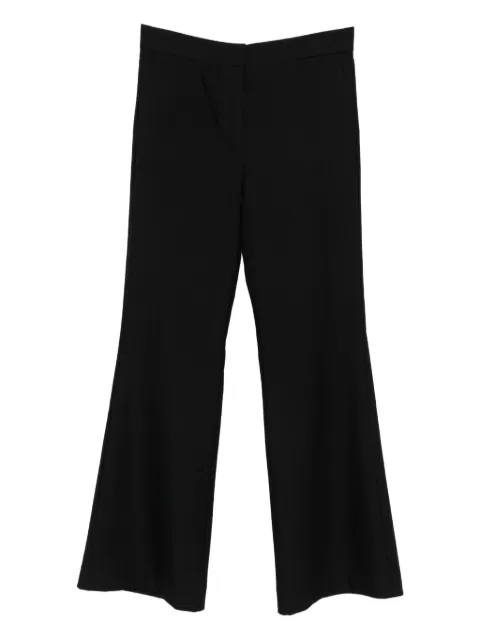 Kristensen Du Nord flared wool trousers Black L352