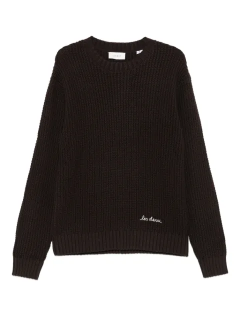 Les Deux Alvin waffle-knit jumper Brown 1000570