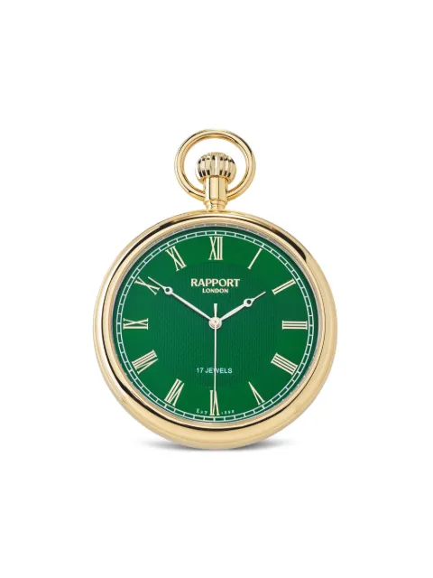 Rapport mechanical open-face pocket watch Gold PW16