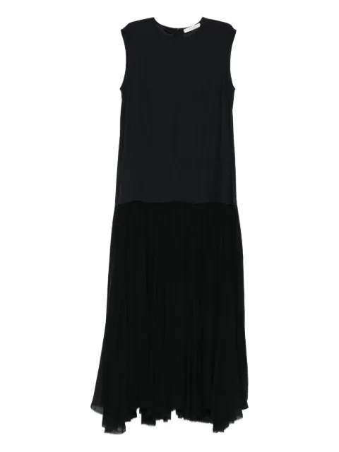 Kristensen Du Nord sleeveless pleated dress Black L355