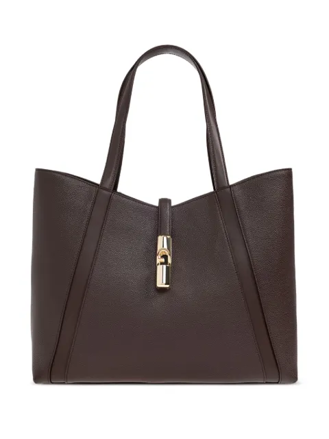 Furla leather clasp tote bag Brown WB01788BX3353