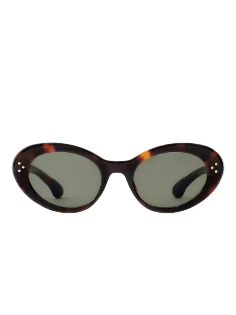 Sporty & Rich oval-frame sunglasses Brown AC049600300BR121
