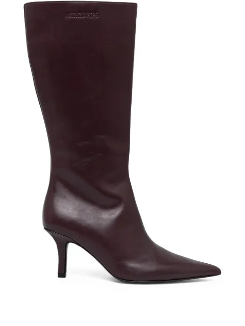 Patrizia Pepe 75mm pointed-toe boots Red 8Y0131L166M536