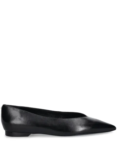 Patrizia Pepe pointed-toe ballet flats Black 8Z0110L166K103