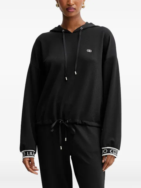 LIU JO drawstring-fastening sweater Black TF5285J4747