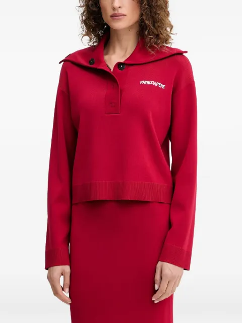 Patrizia Pepe button-fastening sweater Red 8K0307K266