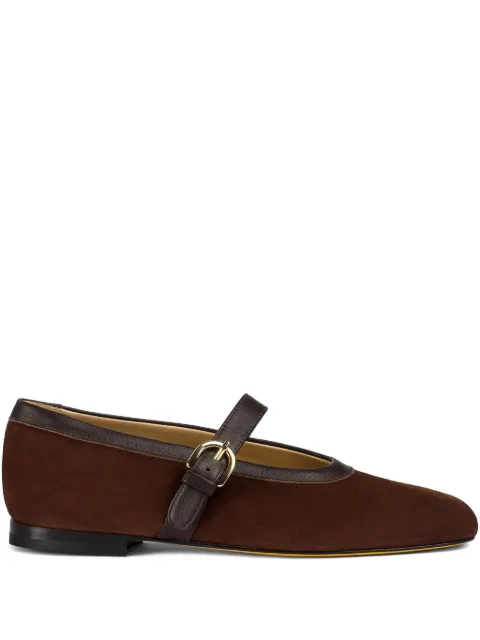 Doucal's suede ballet flat Brown DD8859MAENPF786NM45