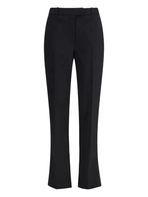 Alexander McQueen pressed-crease trousers Black 839898QJAFK1000