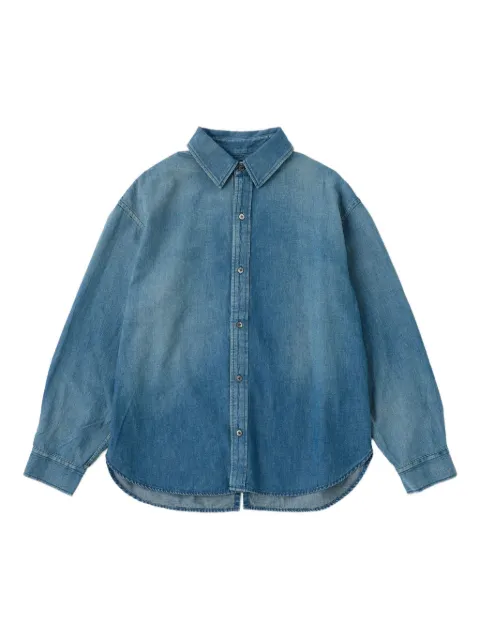 Moussy Vintage buttoned denim shirt Blue 540IAC111101