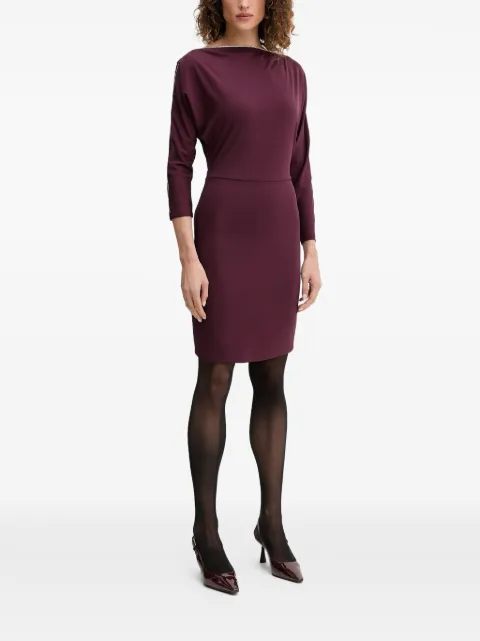 Patrizia Pepe zip-detail midi dress Red 8A1501J321