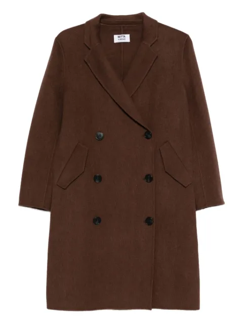 Betta Corradi double-breasted coat Brown A51476W