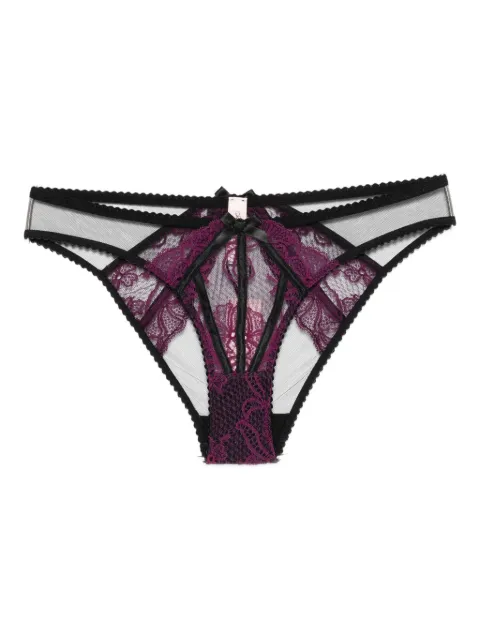 Agent Provocateur Rozlyn lace-paneled briefs Black AP11625001502