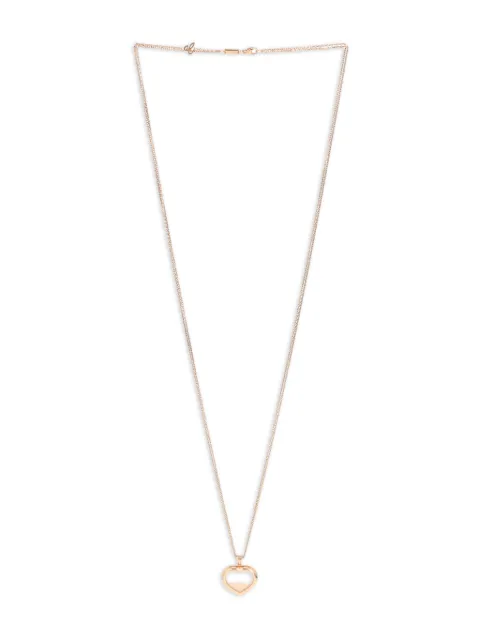 Chopard Pre-Owned pink gold Happy Diamonds diamond heart necklace Gold 423860