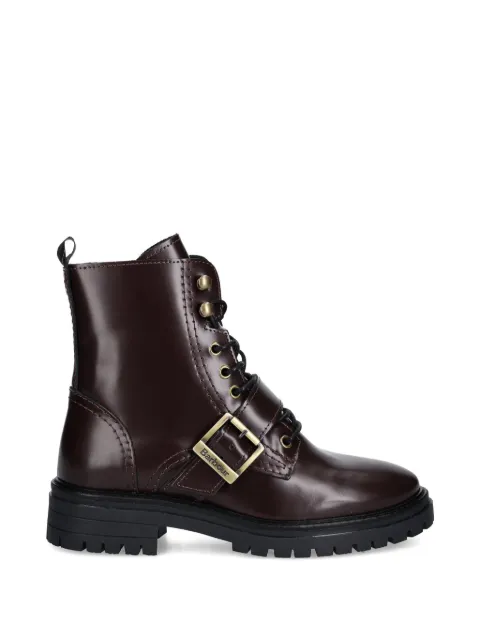 Barbour Ouseburne buckle lace-up boots Brown LFO0772RE91