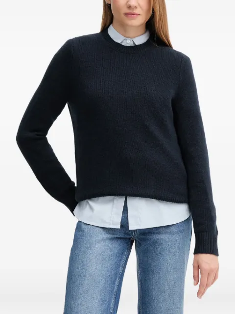 Barbour Woodhouse ribbed crew-neck sweater Blue LKN1666